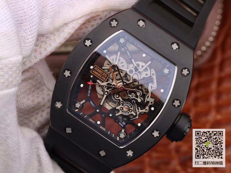 KV厂 RM035碳纤维系列最强复刻版本 男士自动机械表关于手表价格_多少钱_报价
