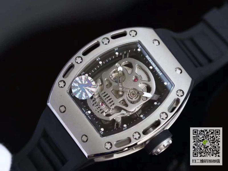 Z厂一比一精仿理查德．米勒RM052镂空骷髅头腕表关于手表价格_多少钱_报价