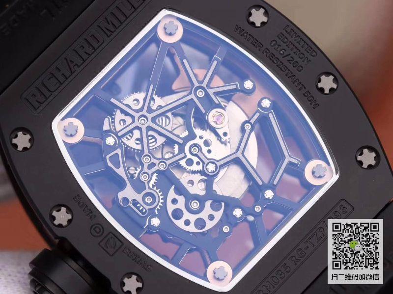 KV厂 RM035碳纤维系列最强复刻版本 男士自动机械表关于手表价格_多少钱_报价